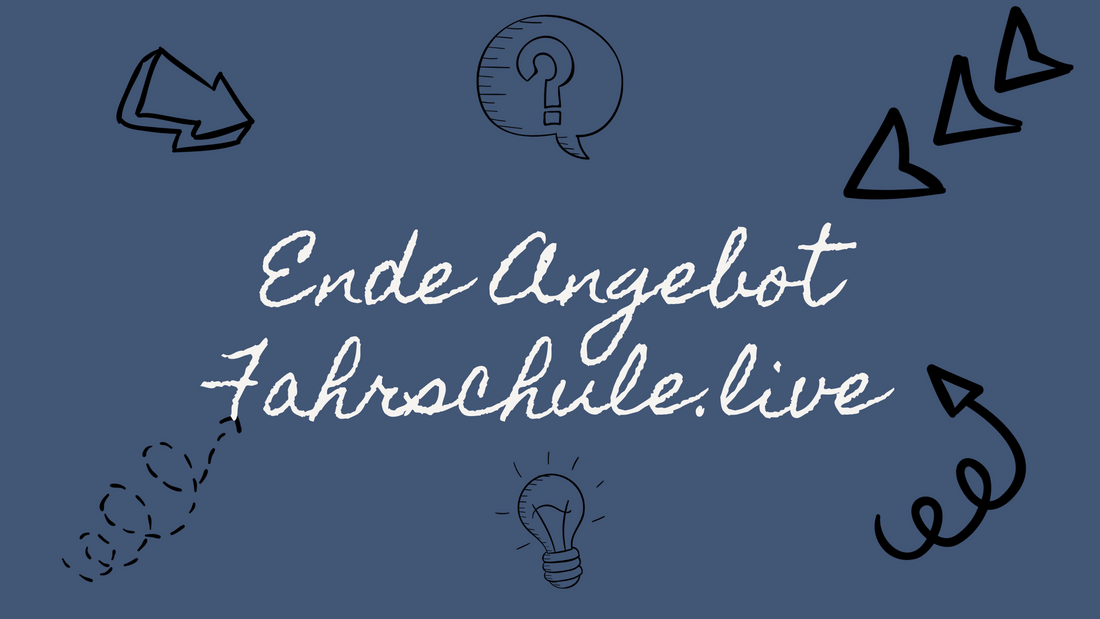 Ende der Zusammenarbeit mit Fahrschule.live